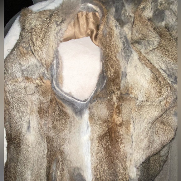 Vintage Michael Kors Real Rabbit Fur Vest - Picture 8 of 9